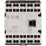 Contactor relay, 110 V 50 Hz, 120 V 60 Hz, N/O = Normally open: 2 N/O, N/C = Normally closed: 2 NC, Spring-loaded terminals, AC operation