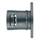 AT16/FL/A/BLB STRAIGHT FLANG IP66.69/NC16 BLK/BLU