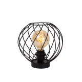 DANZA Table lamp-Black-Ø25-1xE27-40W-Metal