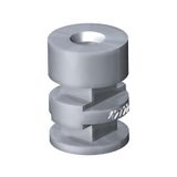 T EM  Insert nut, for mounting the device. extension, die-cast zinc