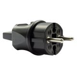 Plug black plastic on cable rubber ILLU