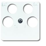 1743/10-04-214 CoverPlates (partly incl. Insert) carat® Alpine white