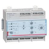 Modular manager for electric heating pilot wire for 3 zones - 6 modules