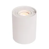 Lucide TUBE - Tafellamp - Ø 9,6 cm - LED Dimb. - GU10 - 1x5W 2600K/2800K - 3 StepDim - Wit