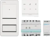 HOME AudioSet 1 participant AP 2D outdoor station white/indoor. TOUCH polar white