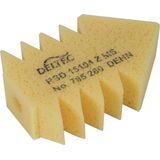 Cleaning sponge 150x100x40mm w. gearing Triangular f. MS damp cleaning