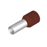 Wire end ferrule, Standard, 25 mm², Stripping length: 18 mm, brown