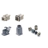 Industrial connectors (set), Series: HA, Screw connection, Size: 1, Nu