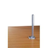 Desk Grommet Clamp Pole, 450mm Modular, space saving mounting system for notebooks & monitors!