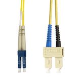 FO Patchcord Duplex LC/SC, 9/125æm OS2, LS0H-3, yellow, 5.0m