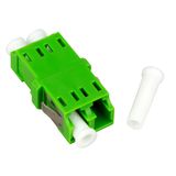 FO Coupler LC/APC-Duplex,Plastic,Singlemode,zir,w/o fl,gnECO