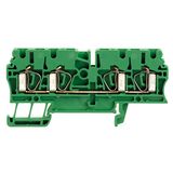 Feed-through terminal block, Tension-clamp connection, 2.5 mm², 800 V,