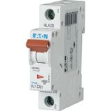 Miniature circuit breaker (MCB), 4 A, 1p, characteristic: C