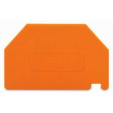 Separator plate 2 mm thick oversized orange