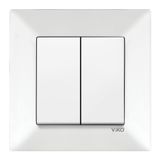 Meridian White Dual Switch