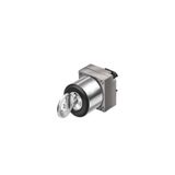 22MM ROUND METAL ACTUATOR: RONIS LOCK WITH 2 KEYS MAINTAINED CONTACT 2 SWITCH POSITIONS O-I LOCK  3SB3500-4AD01