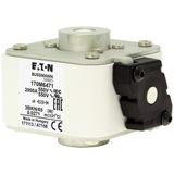 Fuse-link, high speed, 1250 A, AC 690 V, size 3, 76 x 92 x 63 mm, aR, IEC, single indicator