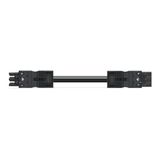 pre-assembled interconnecting cable Eca Socket/plug black