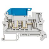 Terminal block Viking 3 - screw - 1 connect - for neutral circuit - pitch 6