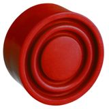 Harmony XB4, Harmony XB5, red boot for circular flush pushbutton Ø22 mm