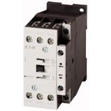 Contactor, 3 pole, 380 V 400 V 7.5 kW, 1 NC, RDC 24: 24 - 27 V DC, DC operation, Screw terminals