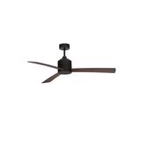 Fan Black Aluminium Black & Walnut   Plywood D: 137.1 cm  H: 38.2 cm 6 Speed Remote 52’’ Blade, DC 38 Watt AC220-240V 5041CFM 205RPM,5,1Kg Summer/Winter Function, With Light & Remote Control,2 Years Light & control 10 Years Motor