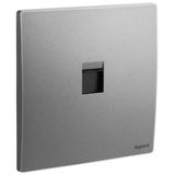 Mallia Senses 1 gang keystone adapter - Dark Silver