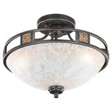 Quinta ceiling lamp 3xE27 rustic