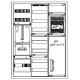 Z„hlerverteiler 1xZF, H=1100 B=800 T=210mm, 1xVF, MF, APZ