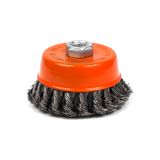 Cup brush M14 100mm for angle grinder M14 (twisted wire)