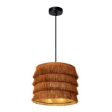 Lucide EXTRAVAGANZA TOGO - Pendant light - Ø 25 cm - 1xE27 - Ocher Yellow