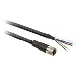 PREWIRED M12 FEMALE 5P 20M PUR STRAIGHT