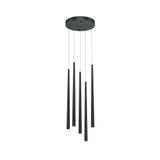 Modern Cascade Pendant lamp Black