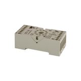 DIN Rail Socket for Undecal Relays w Module