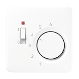 Centre plate for room thermostat insert CDTR231PLWW