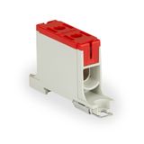KE161.4 | Terminal block Red, Al/Cu 50 mm²