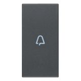Axial button 1M bell symbol grey