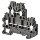 Multi-tier terminal block with screw connection for mounting on TS 35;