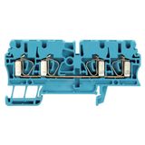 Feed-through terminal block, Tension-clamp connection, 2.5 mm², 800 V,