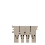 Multi-tier modular terminal, Plug-in connection, 2.5 mm², dark beige