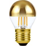 LED E27 Fila Ball Top Mirror G45x75 230V 250Lm 4W 925 AC Gold Dim