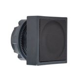 Head for non illuminated push button, Harmony XB5, black square flush pushbutton Ø22 mm spring return unmarked