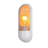 Lucide CAPSULE - Wall light Outdoor - 1xE27 - IP54 - White