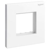 Galion - 1 gang 2 modules Arteor mechanisms adapter - White