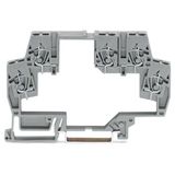 Frame to enlarge terminal block width gray