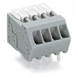 PCB terminal block Locking slides 0.5 mm², gray