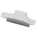 End Cap w/o hole for Recessed Profile 25x8mm IP20 White