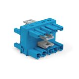 3-way distribution connector 5-pole Cod. I blue