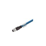 Ethernet Railway Cable (assembled), M12 D-code – IP 67 straight pin, O