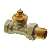 VDN215 - 2-port radiator valve, NF, 2-pipe system, PN10, DN15, kvs 0.10...0.89